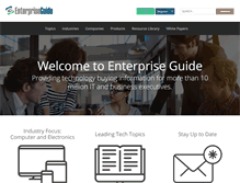 Tablet Screenshot of enterpriseguide.com